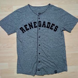 🔥Renegades Baseball Jersey Black Grey 🔥